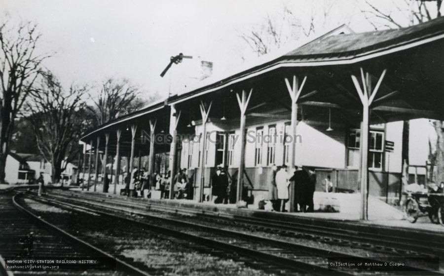 Postcard: Railroad Station, Lee, Massachusetts